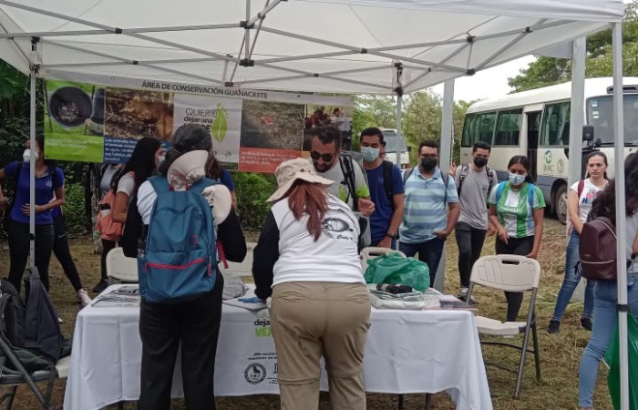 Puesto entrada Parque Nacional Santa Rosa  Foto: Magdalena Alvarez  13 de setiembre 2022