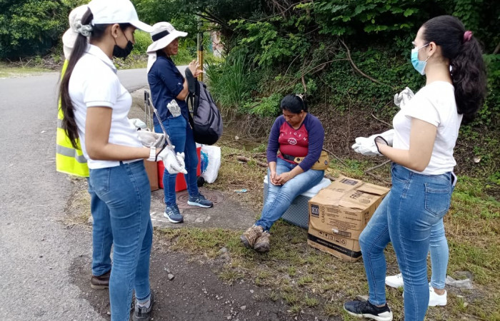 Entrada a Quebrada Grande  Foto: Albán Jiménez  13 de setiembre 2022