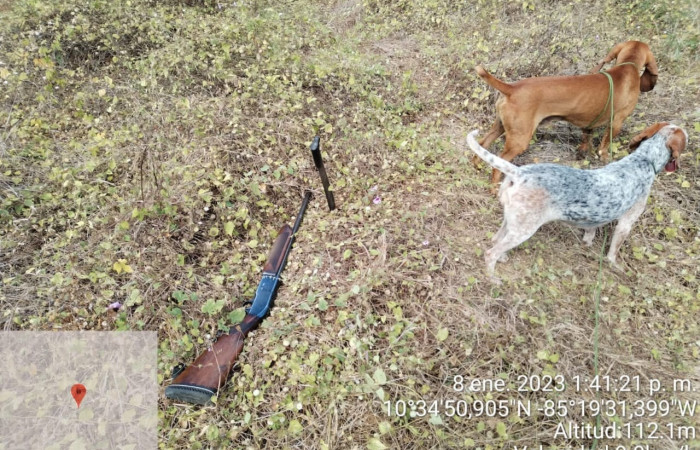 8 de enero 2023  Foto: Brigada de Prevención Protección y Control del ASP- ACG    Pijije de Bagaces