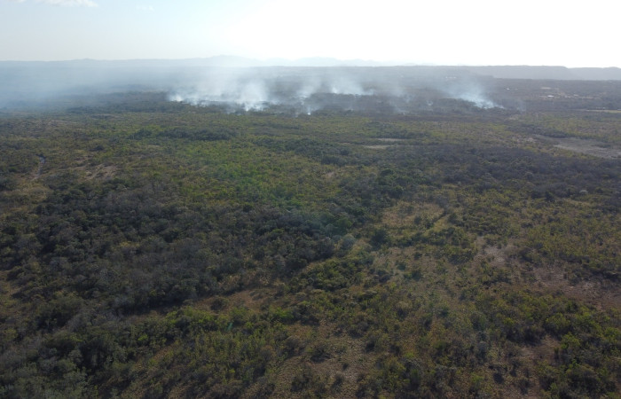 28 de febrero 2023  Incendio laguna Juanislama  Parque Nacional Guanacaste  Foto: Marco Bustos