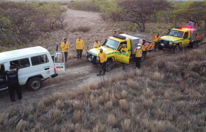 28 de febrero 2023  Incendio laguna Juanislama  Parque Nacional Guanacaste  Foto: Marco Bustos
