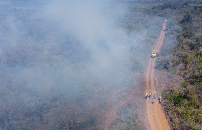 28 de febrero 2023  Incendio laguna Juanislama  Parque Nacional Guanacaste  Foto: Marco Bustos