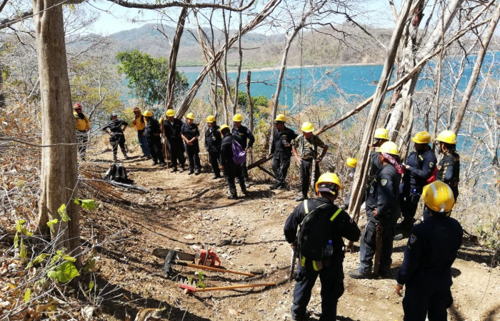 Academia Nacional  de Policías en Murciélago 8 de febrero 2019 Foto: Sergio Cascante