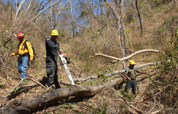 Academia Nacional  de Policías en Murciélago 8 de febrero 2019 Foto: Melissa Espinoza