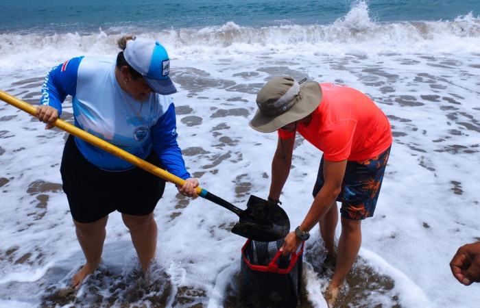 Refugio Nacional de Vida Silvestre Bahía Junquillal  14 de junio 2024  Foto: Integrantes de Diplomado de  guardaparques