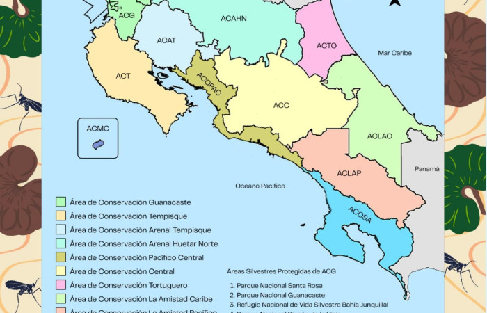 Para enseñar y bioalfabetizar a los estudiantes acerca de las áreas de conservación.  Foto: Juan Vega