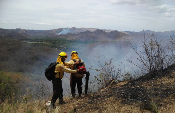 Límite Junquillal, 26 de abril 2018, Foto: Programa Manejo del Fuego