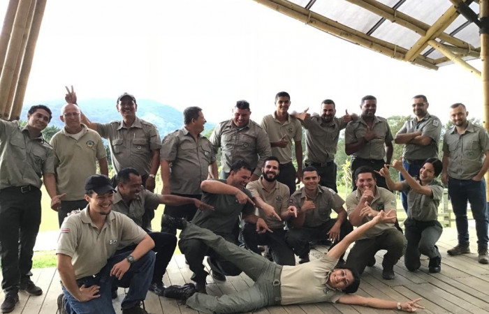 Grupo del curso de operaciones en Ochomogo