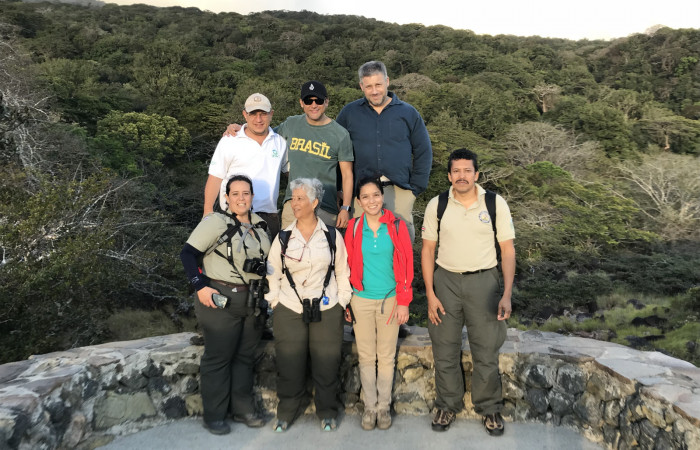 Recorrido por sendero circular Sector Pailas, Volcán Rincón de la Vieja- Manejo del turismo en el ACG por Juan Carlos Carrillo, 25 de enero 2018, Fotografía: Roger Blanco