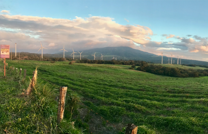 Vista de Proyecto Eólicas Orosí Dos S.A, Quebrada Grande de Liberia, 27 de enero 2018, Fotografía: Roger Blanco{