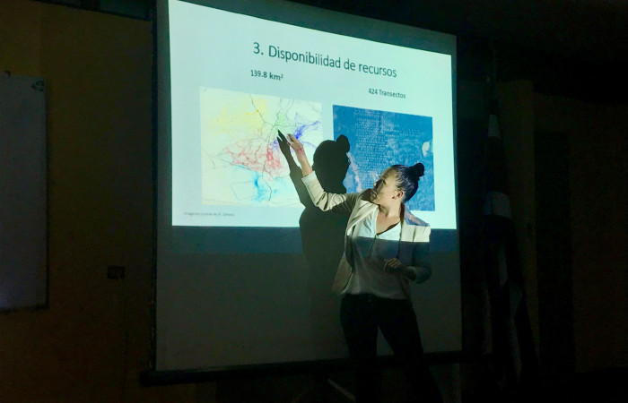 Presentación Estudios con Primates en ACG por Mónica Myers, Sector Santa Rosa, 27 de enero 2018, Fotografía: Roger Blanco