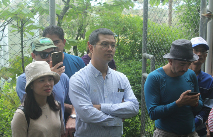 Explicación de trampas Malaise  Proyecto Geotérmico Las Pailas II  20 de agosto 2019  Foto: Melissa Espinoza