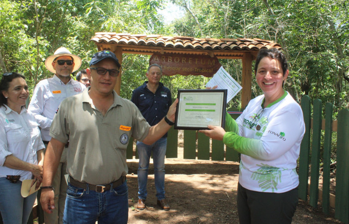 Inauguración del Arboretum  EEFH  30 agosto 2019  Foto: Melissa Espinoza