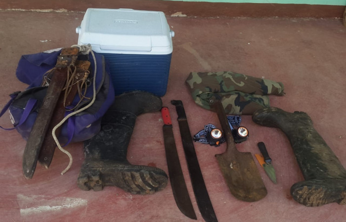 Los Ángeles de Quebrada Grande de Liberia  Domingo 16 febrero 2020  Foto: Brigada de Control, Seguimiento y Aprovechamiento Forestal (BCAF.PSA)