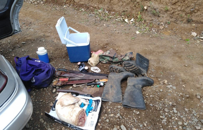 Los Ángeles de Quebrada Grande de Liberia  Domingo 16 febrero 2020  Foto: Brigada de Control, Seguimiento y Aprovechamiento Forestal (BCAF.PSA)