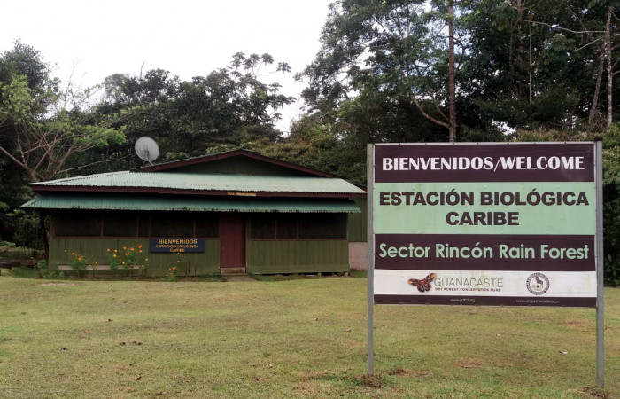 Figura 1. Estación Biológica Caribe, Area de Conservación Guanacaste (ACG).Foto, Pablo Umaña, 22 de Abril del 2021.
